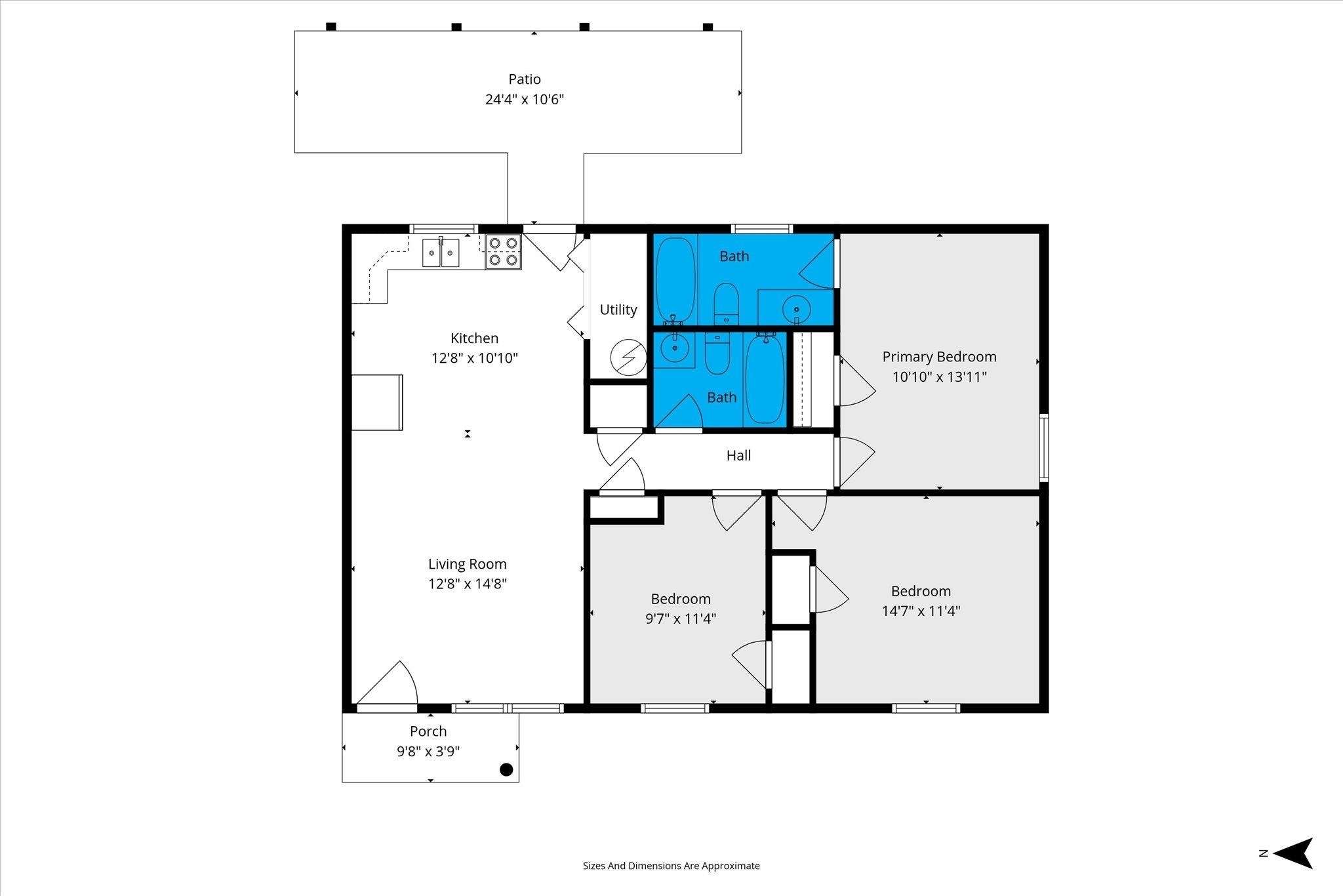 14165 River Oaks Road, Unit A & B Coden, AL 36523 - Photo 35 of 35 View of home floor plan