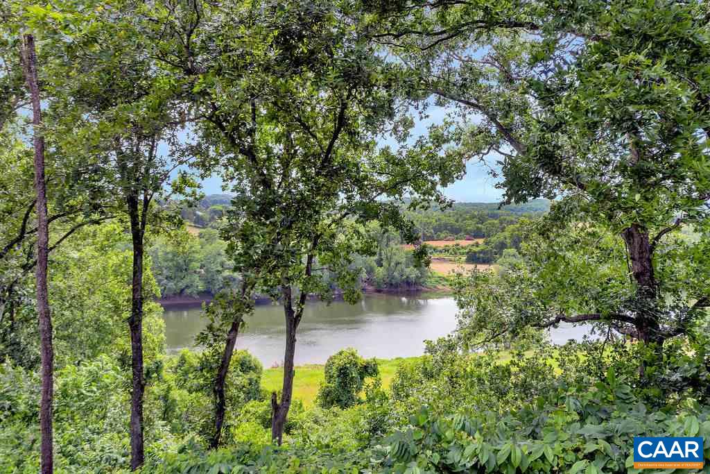 343 Wyland Road Buckingham, VA 23921 - Photo 23 of 46 a backyard of a house with lots of green space and lake view
