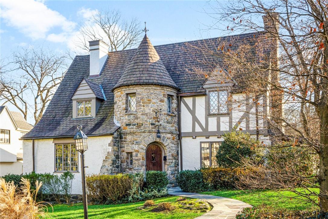 55 Vine Road Larchmont, NY 10538 - Photo 1 of 1 front view of a house with a yard