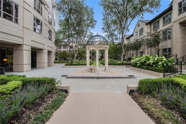 a view of a tall building