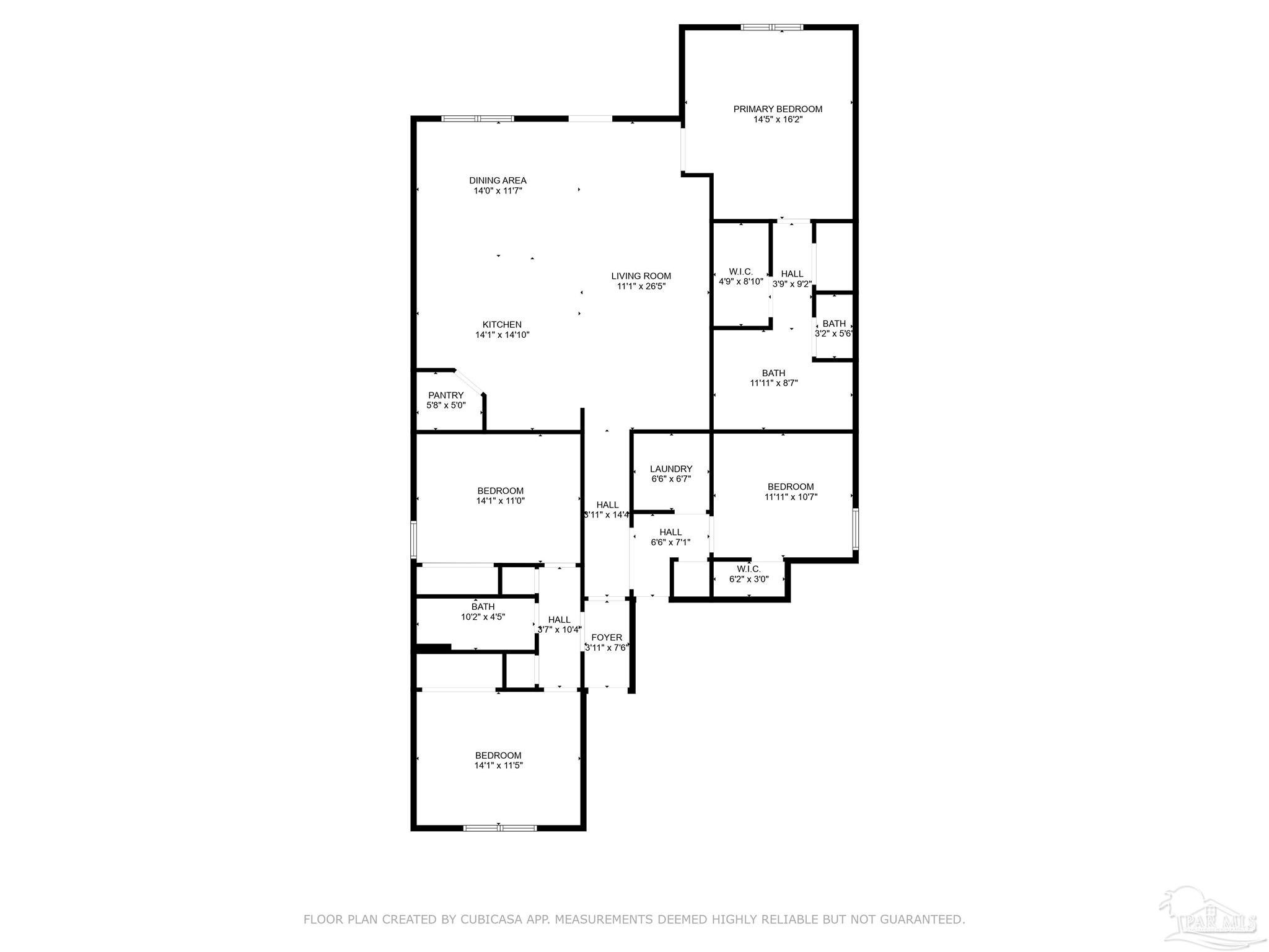 4082 Chickadee Street Milton, FL 32583 - Photo 43 of 43 a picture of a room with a white wall and a white