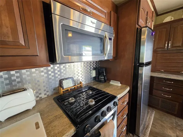 a close up of a stove top oven