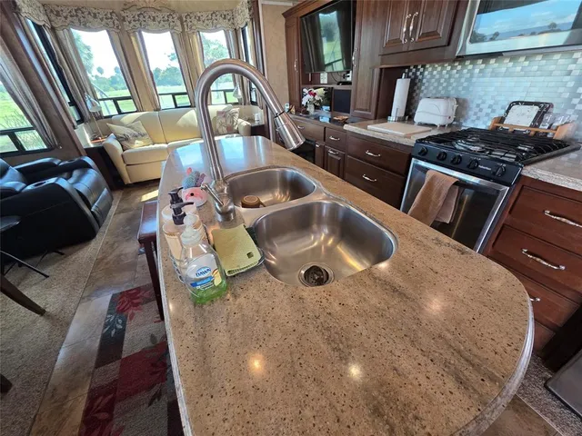 a room with table and chairs