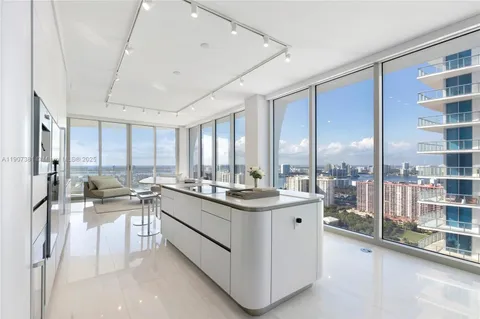 a bathroom with a shower and a toilet