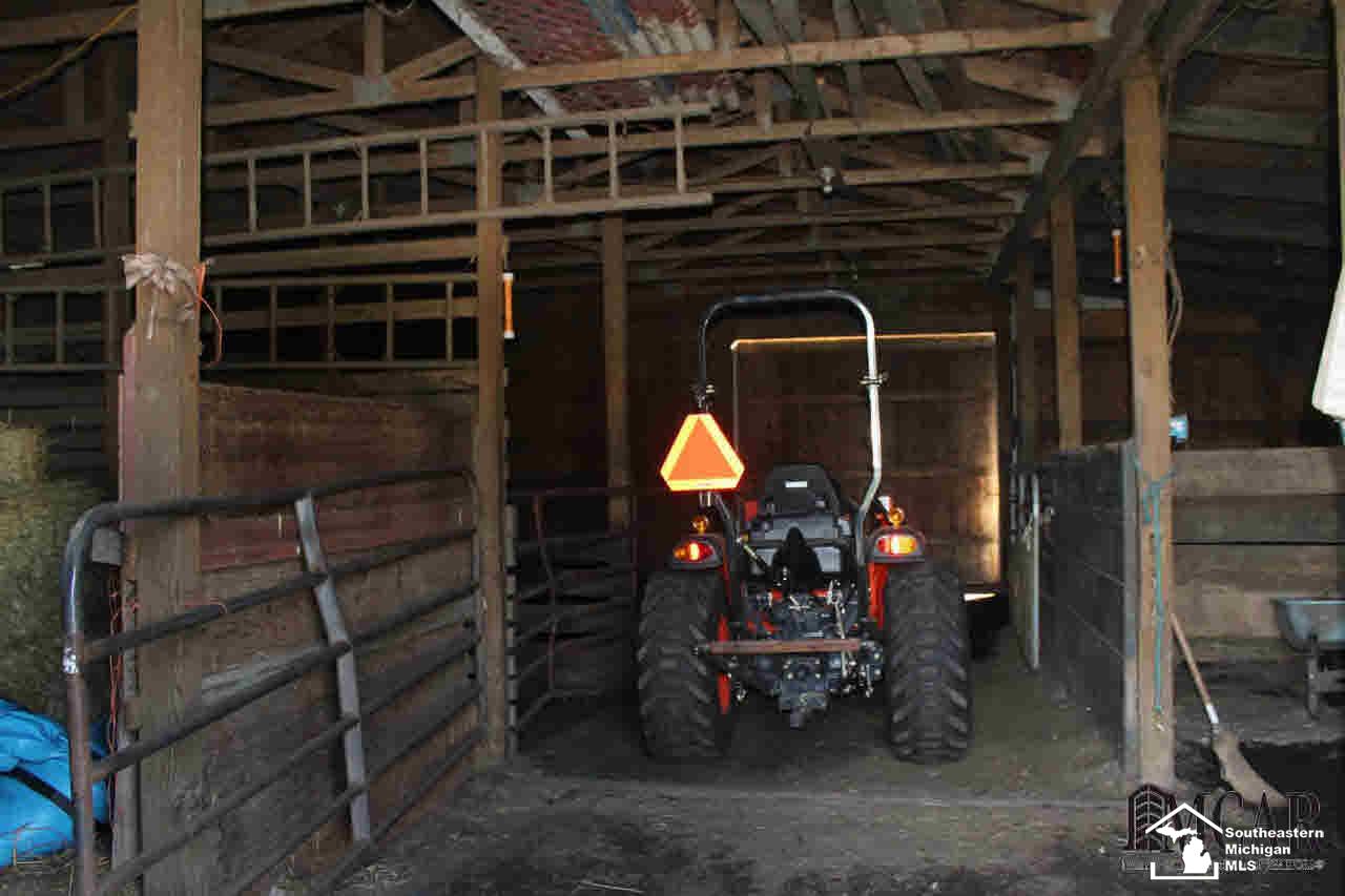 12165 West Albain Road Ida, MI 48140 - Photo 19 of 25 Interior of Horse Barn