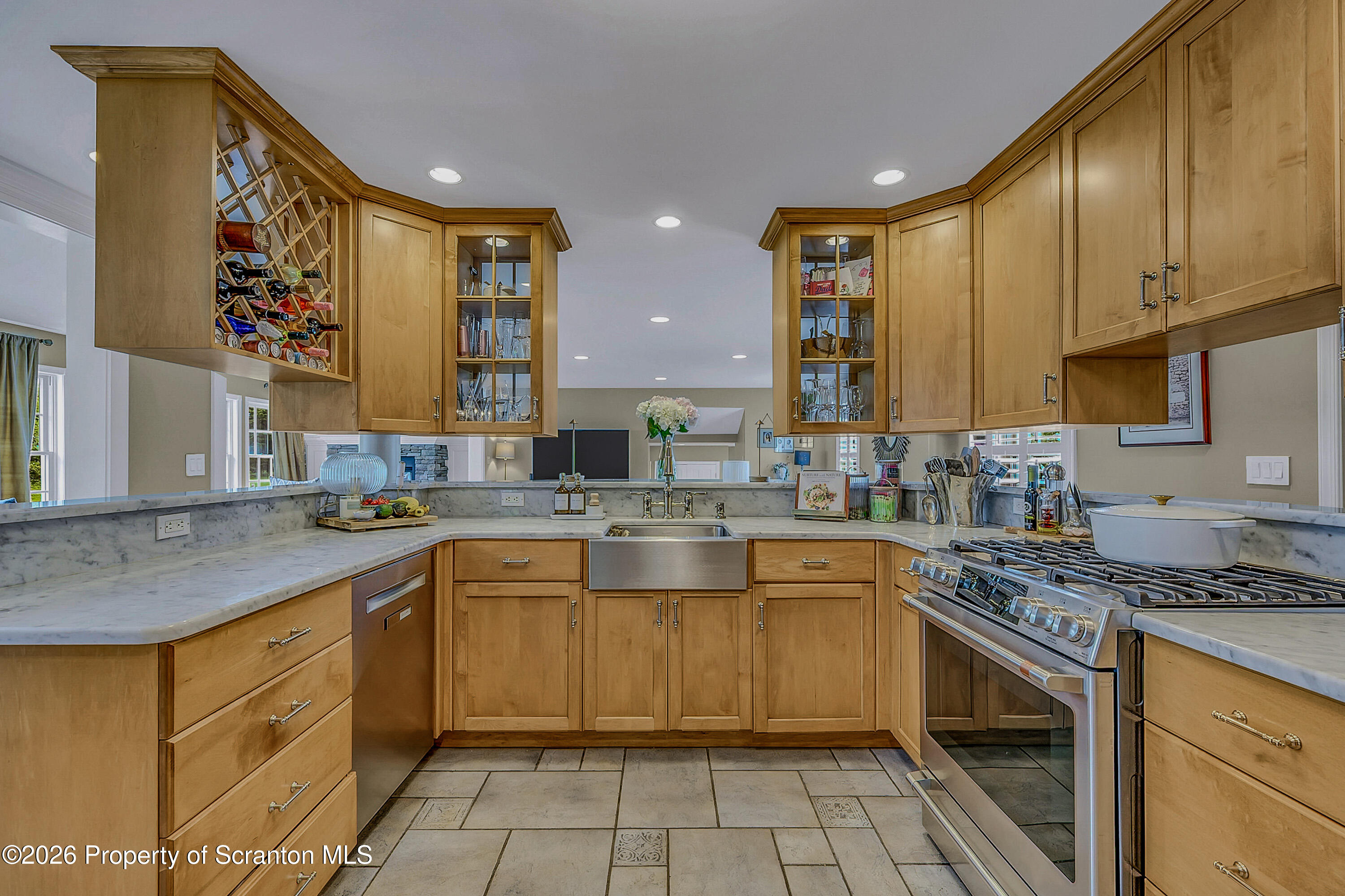 330 Glenburn Road Clarks Green, PA 18411 - Photo 30 of 69 a kitchen with a sink stove and cabinets