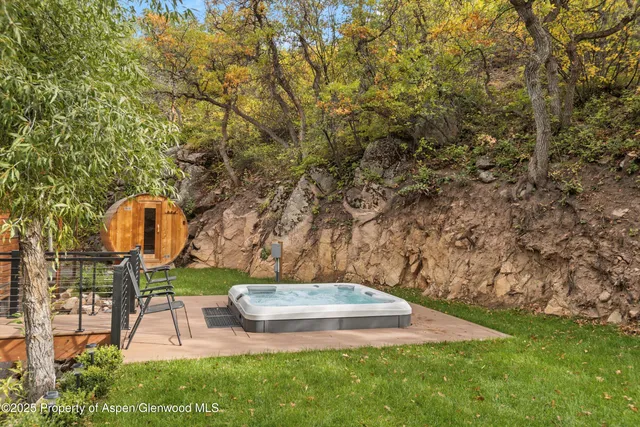 a view of outdoor space and yard