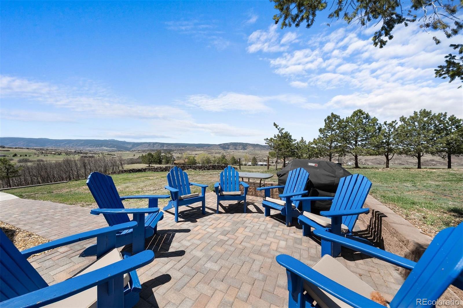 3303 West Wolfensberger Road Sedalia, CO 80135 - Photo 31 of 36 a view of a terrace with furniture
