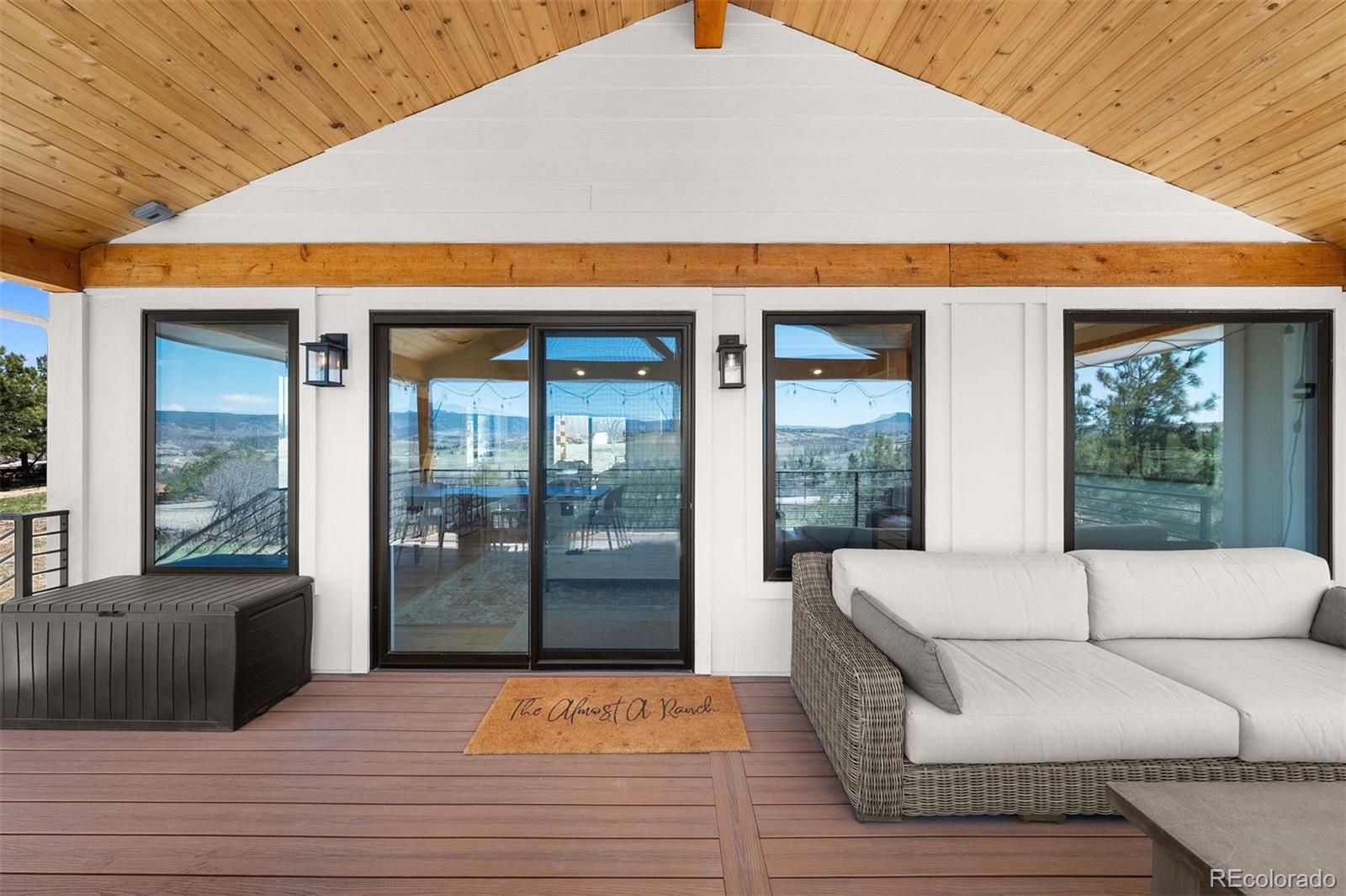 3303 West Wolfensberger Road Sedalia, CO 80135 - Photo 5 of 36 a living room with furniture and large window