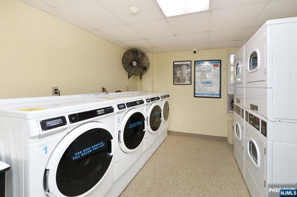 5 Roosevelt Place, Unit 2B Montclair, NJ 07042 - Photo 14 of 20 a utility room with dryer and washer