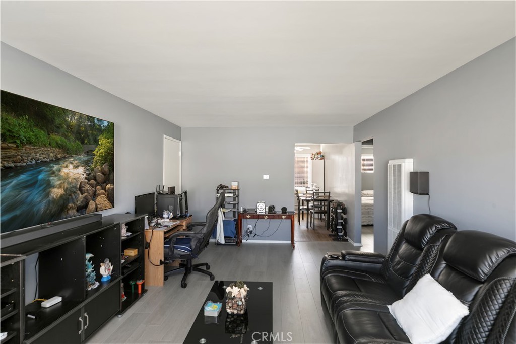 114 Juniper Street Brea, CA 92821 - Photo 36 of 64 a living room with furniture and a flat screen tv
