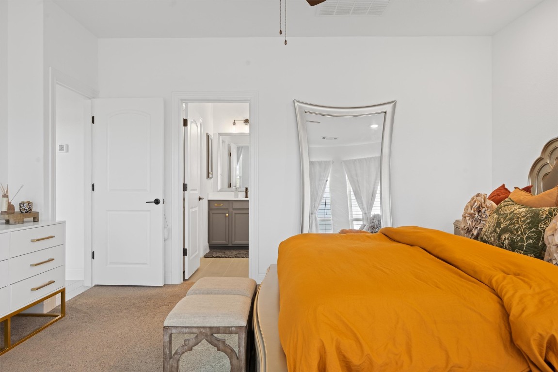 400 Turnbuckle Bend Leander, TX 78641 - Photo 23 of 40 a bedroom with a bed and closet