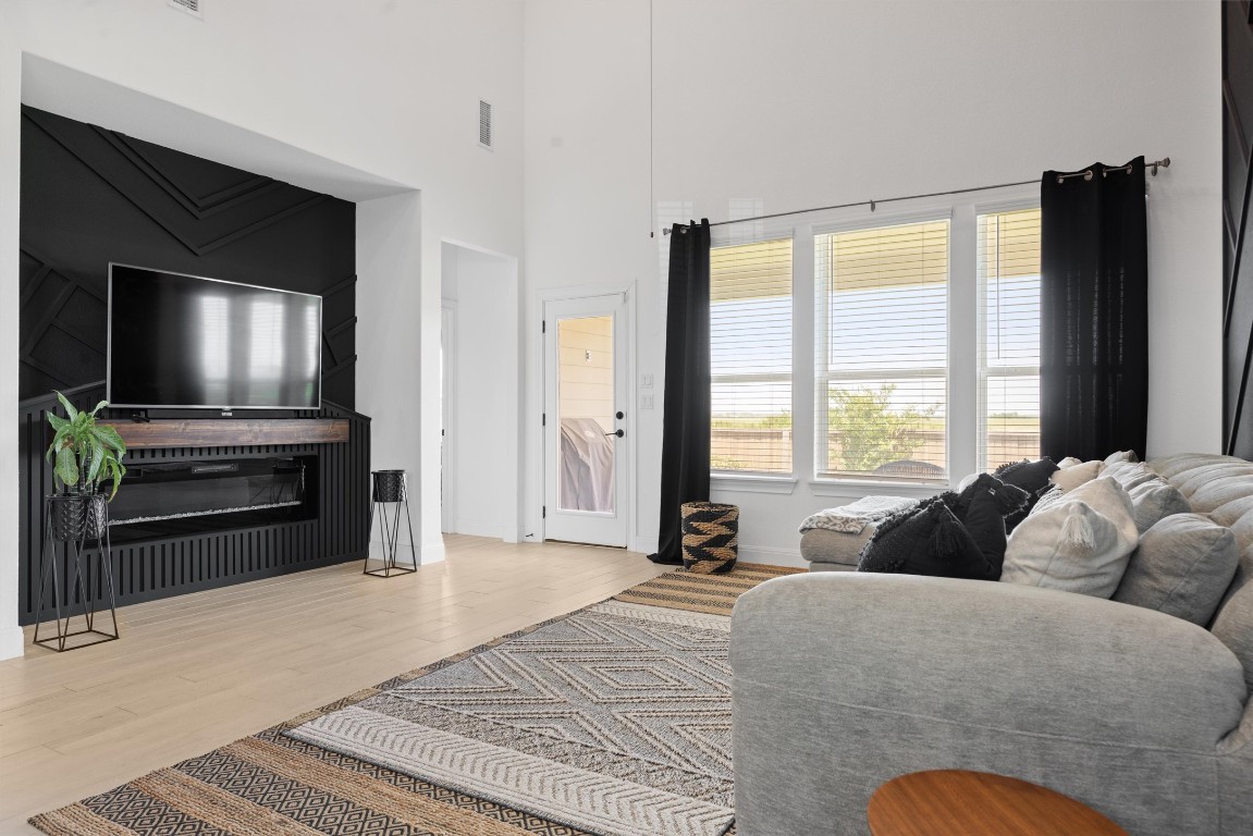 400 Turnbuckle Bend Leander, TX 78641 - Photo 5 of 40 a spacious bedroom with a bed and a television