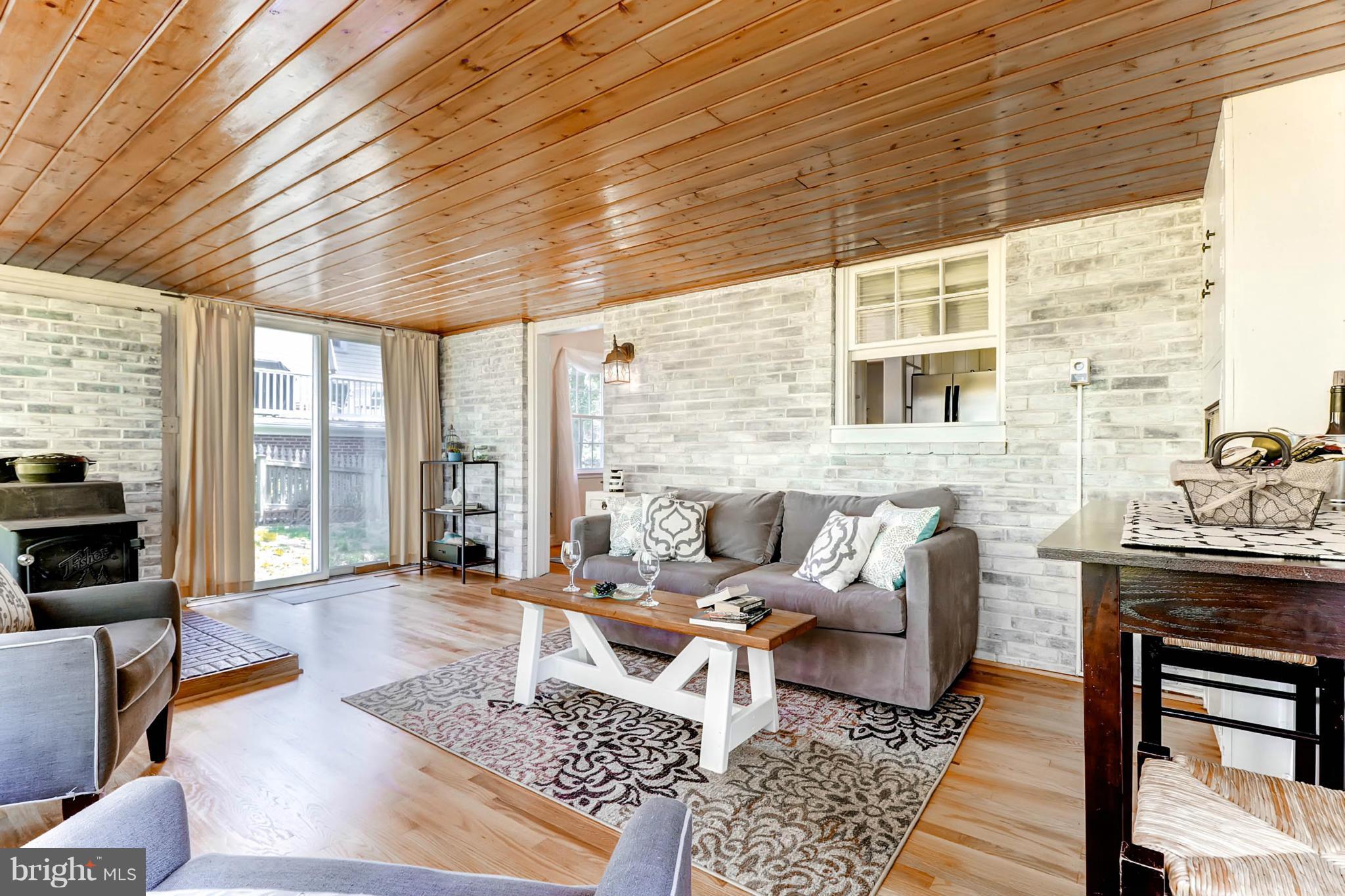304 Worthington Road Baltimore, MD 21286 - Photo 8 of 29 Spacious Family Room with Wood Stove