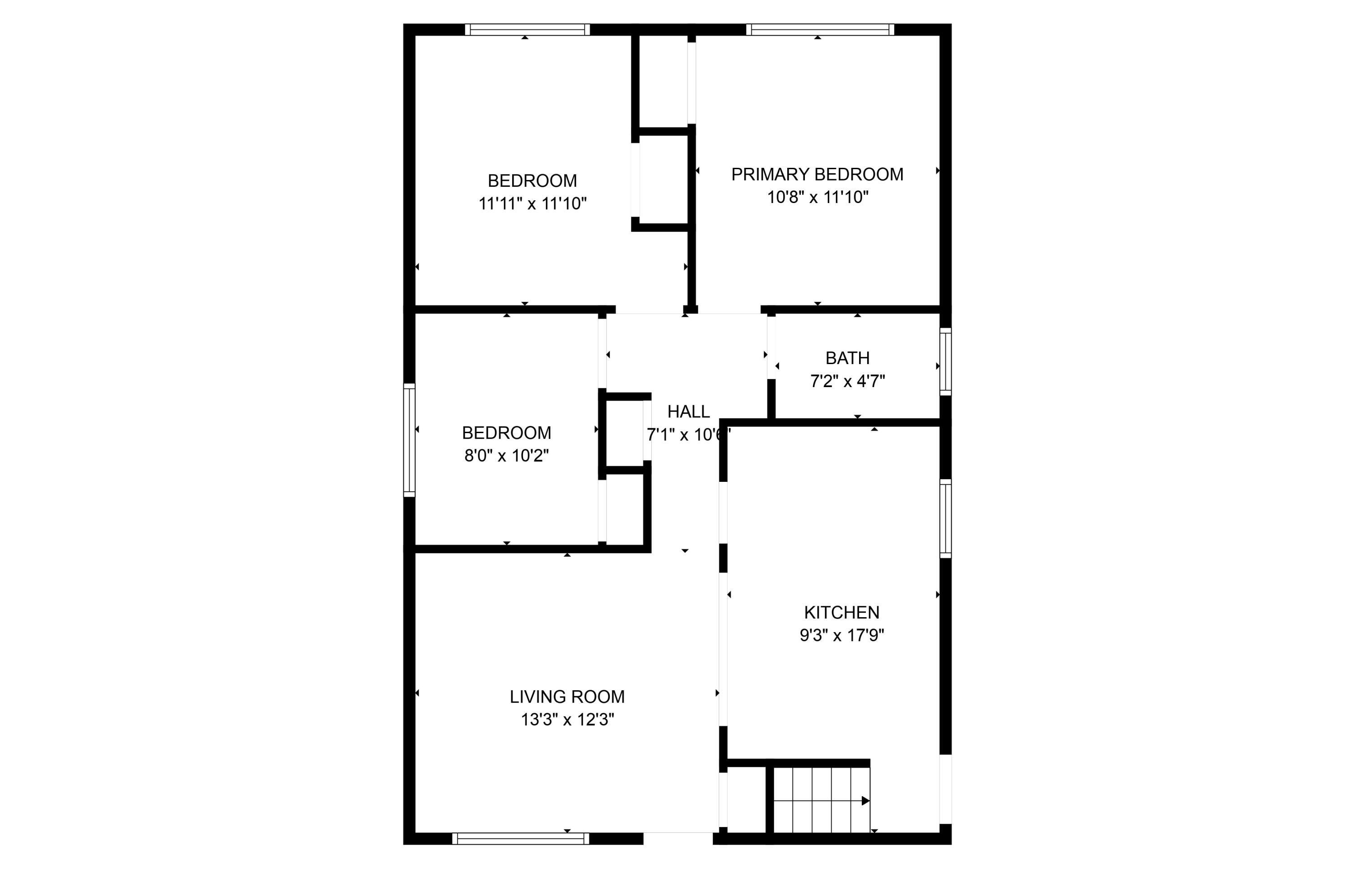 11107 Toepfer Road Warren, MI 48089 - Photo 24 of 25 2nd_floor_11091_toepfer_road_warren_with