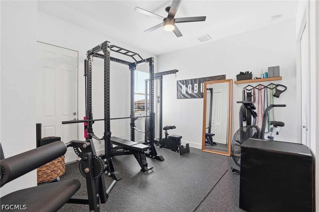 4635 Northwest 32nd Street Cape Coral, FL 33993 - Photo 18 of 30 a view of a room with gym equipment
