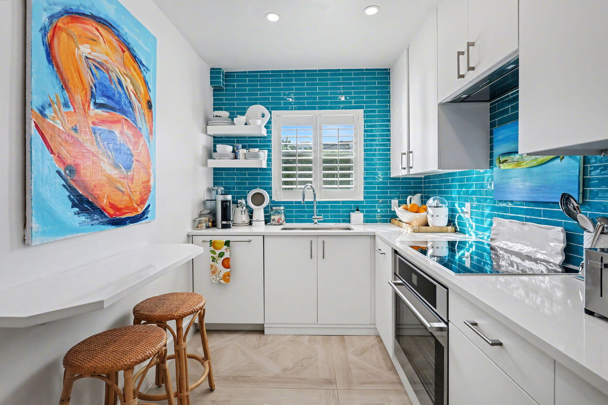 202 Gleason Street, Unit 3 Delray Beach, FL 33483 - Photo 13 of 34 a kitchen with stainless steel appliances granite countertop a sink and a cabinets