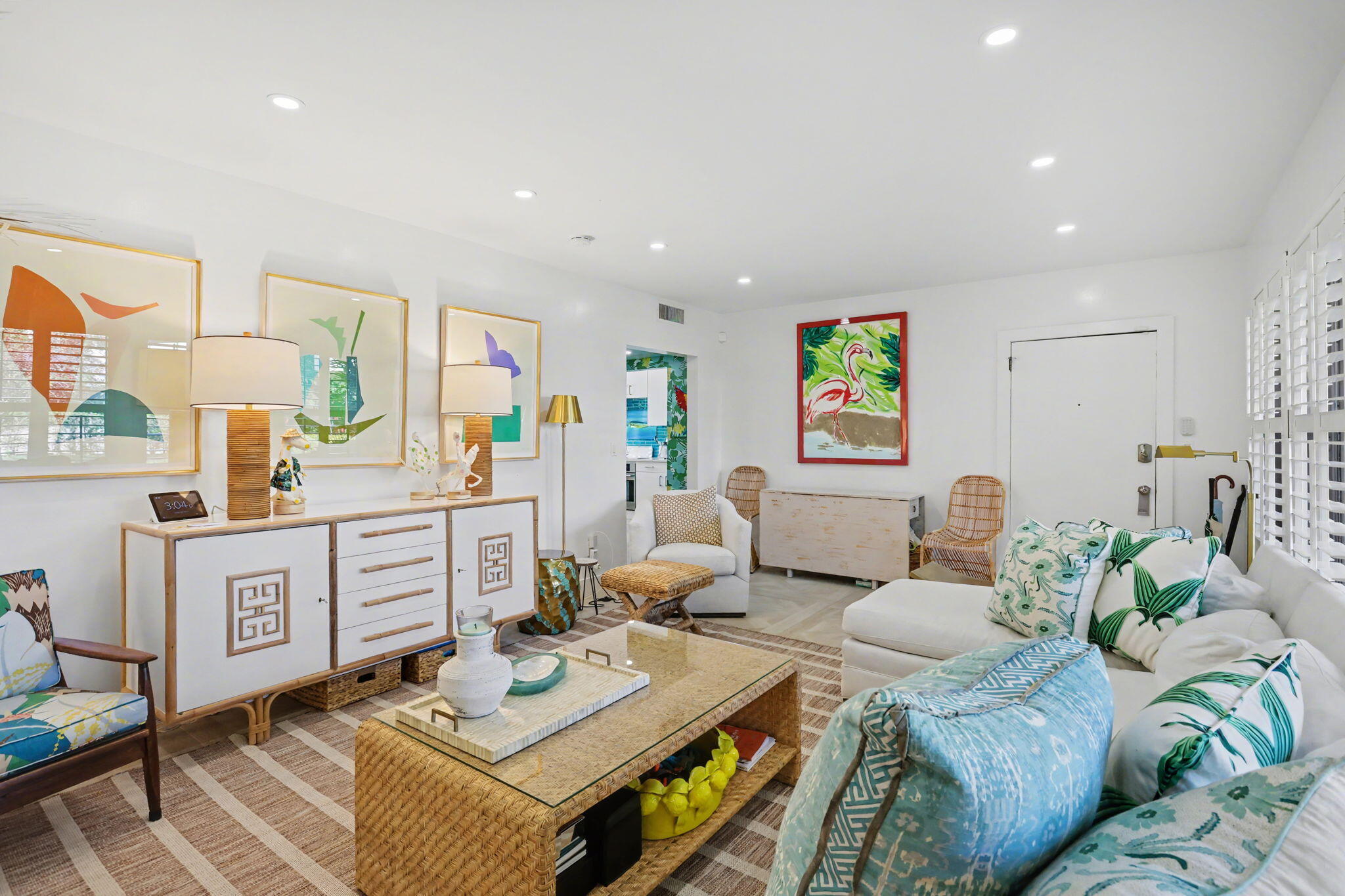 202 Gleason Street, Unit 3 Delray Beach, FL 33483 - Photo 9 of 34 a living room with furniture and a table