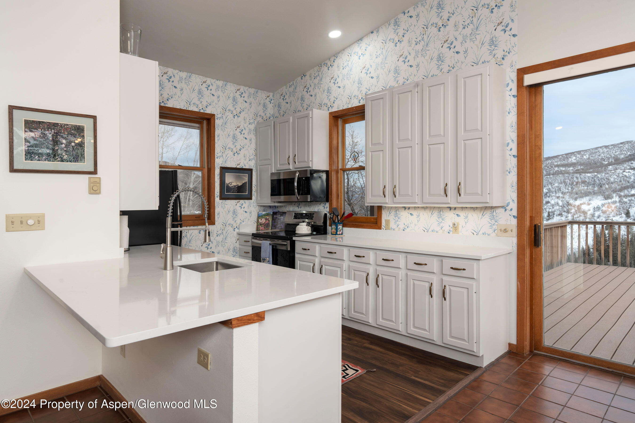 218 Shield O Road Snowmass, CO 81654 - Photo 5 of 19 Remodeled Kitchen