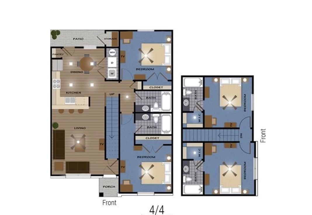 301 Southwest Parkway, Unit 351 College Station, TX 77840 - Photo 10 of 10 a picture of a living room with a baby crib