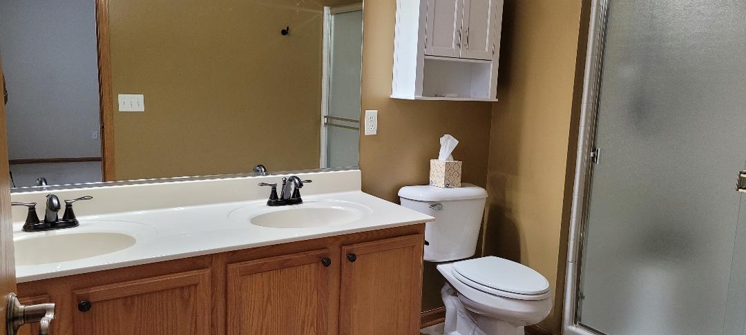 1528 Ludington Circle Romeoville, IL 60446 - Photo 11 of 22 a bathroom with a sink and a toilet
