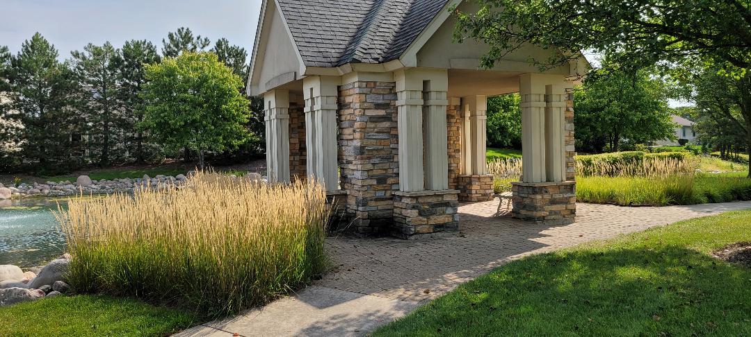 1528 Ludington Circle Romeoville, IL 60446 - Photo 22 of 22 a view of a patio with chairs and plants