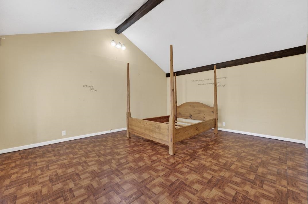 700 North Reid Hooker Road Eads, TN 38028 - Photo 15 of 20 Bedroom with parquet floors and beamed ceiling