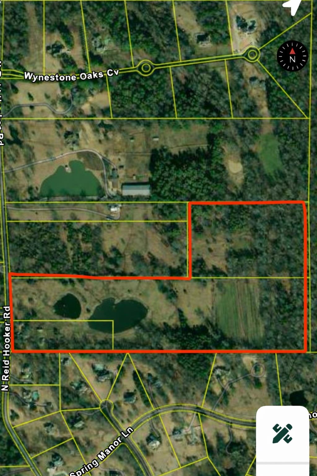 700 North Reid Hooker Road Eads, TN 38028 - Photo 2 of 20 Map of property location with property boundaries highlighted