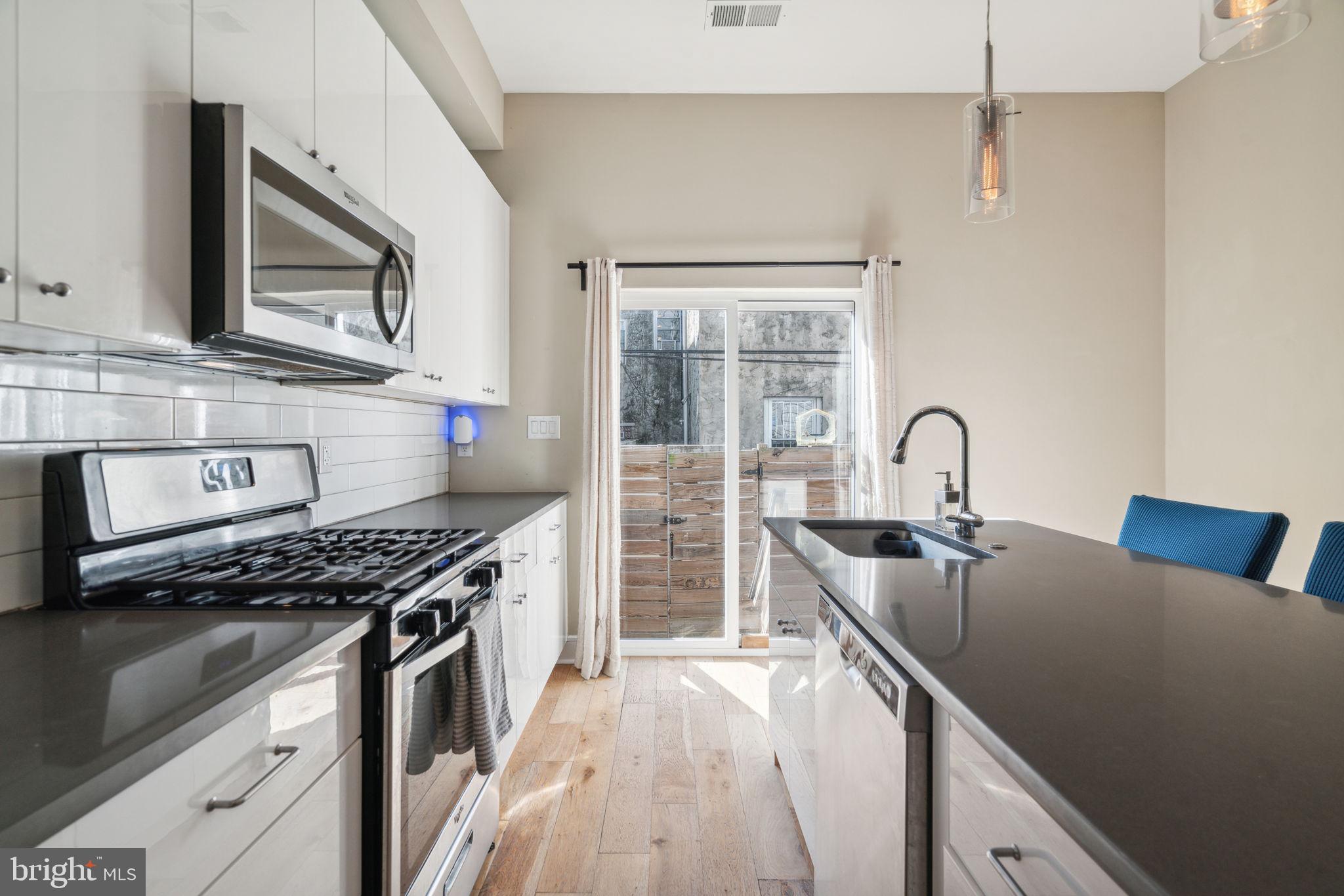 518 Mercy Street Philadelphia, PA 19148 - Photo 40 of 50 Modern kitchen with natural light.
