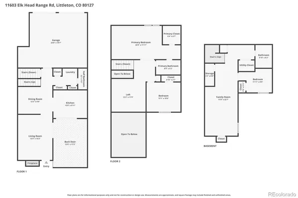 $485,000 | 11603 West Elk Head Range Road, Littleton, CO 80127