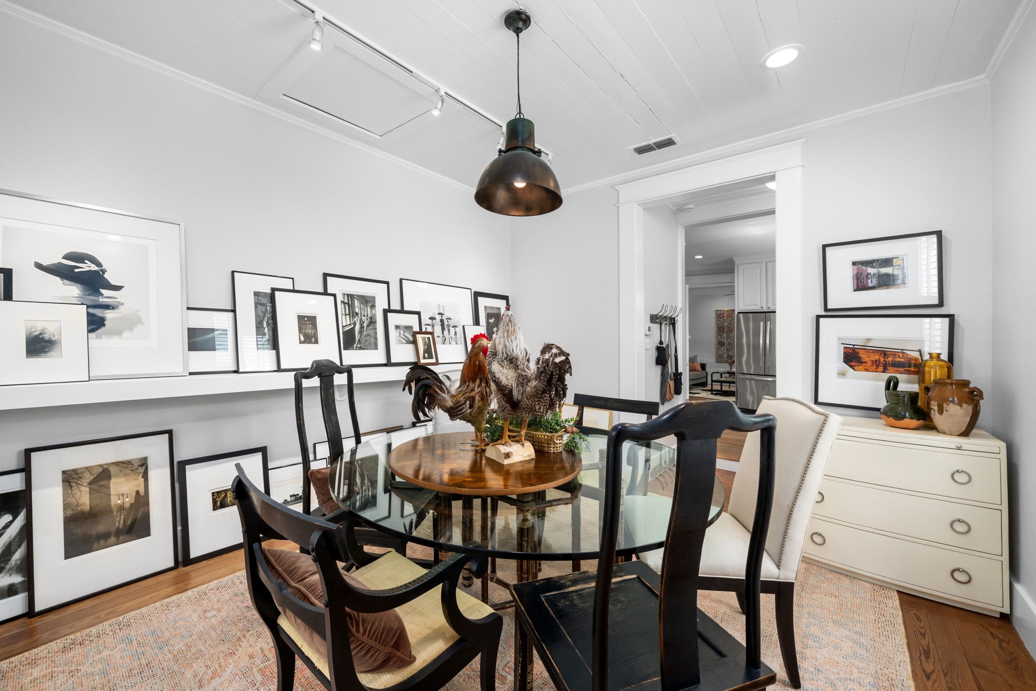 722 Jackson Street Columbus, TX 78934 - Photo 21 of 45 a view of a dining room with furniture and wooden floor