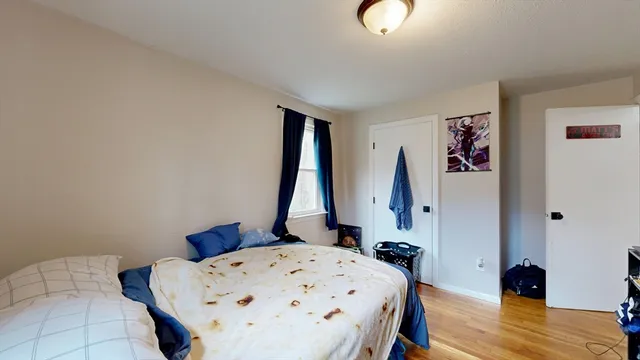 a very nice looking room with a bed