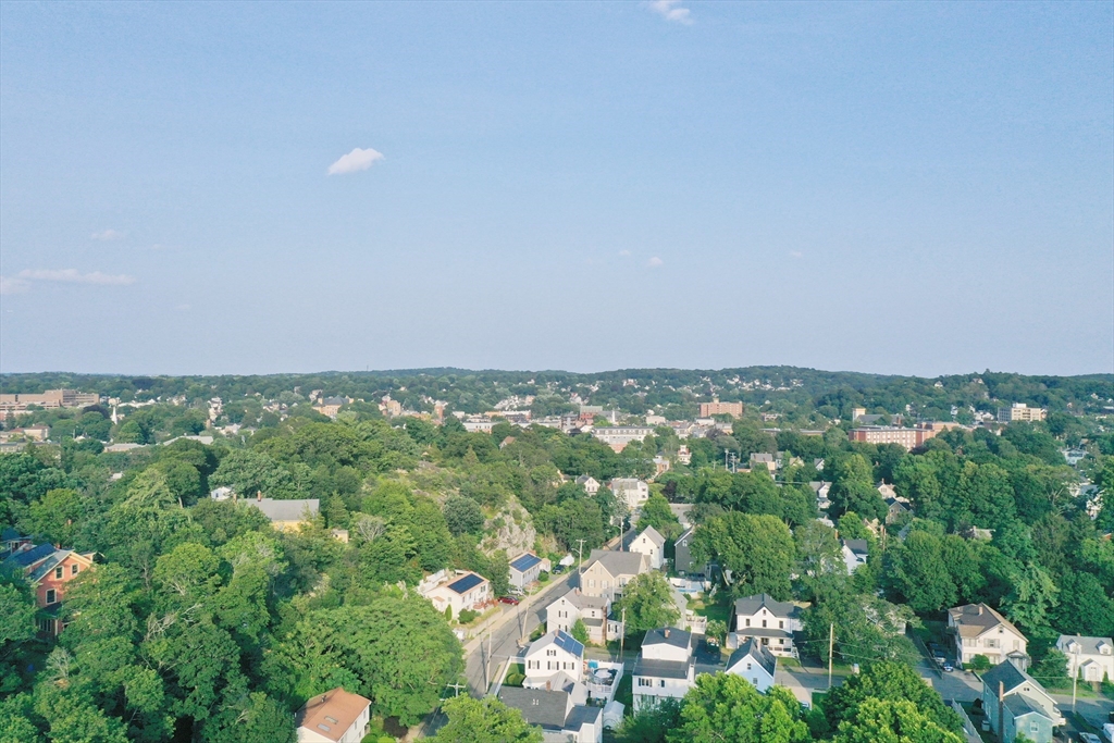68 Maple Street Melrose, MA 02176 - Photo 38 of 39 an aerial view of a residential houses with city view