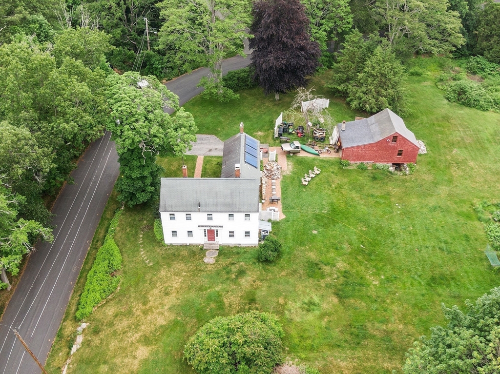 21 Rocky Hill Road Andover, MA 01810 - Photo 2 of 35 an aerial view of residential house with outdoor space and trees all around