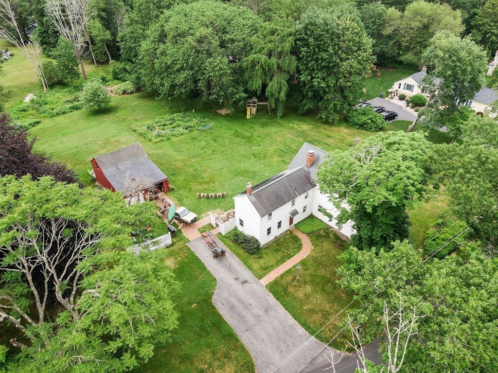 21 Rocky Hill Road Andover, MA 01810 - Photo 25 of 35 an aerial view of a house with a yard