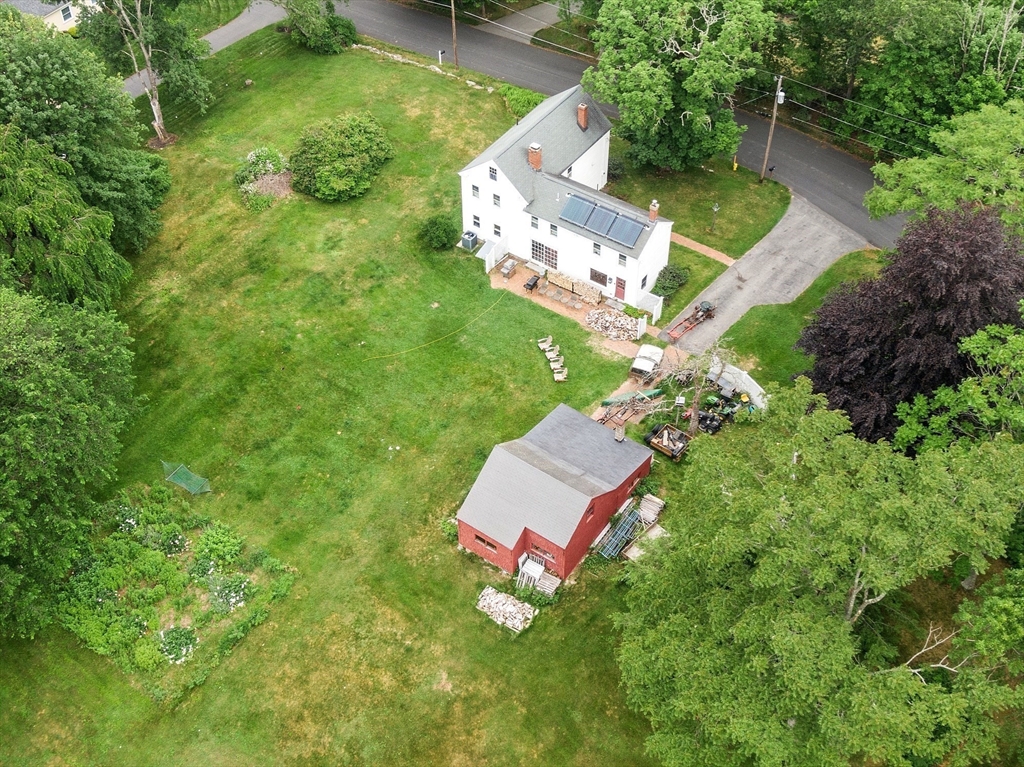 21 Rocky Hill Road Andover, MA 01810 - Photo 34 of 35 an aerial view of a house with a yard and trees