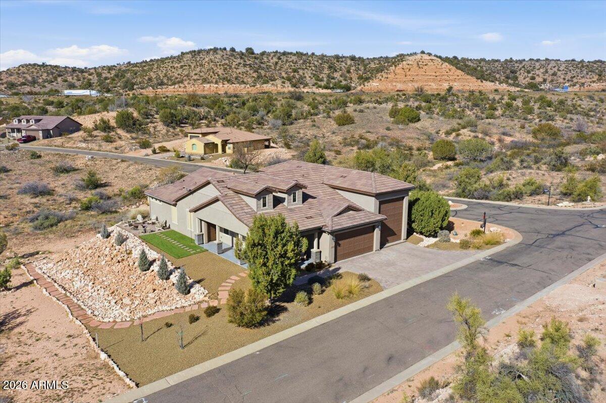 6150 North Stratford Court Rimrock, AZ 86335 - Photo 4 of 60 an aerial view of residential houses with outdoor space
