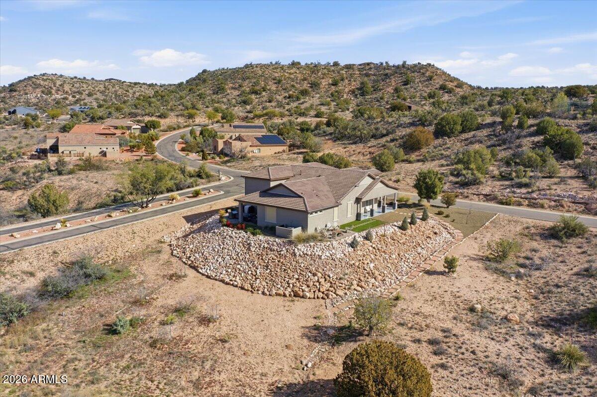 6150 North Stratford Court Rimrock, AZ 86335 - Photo 50 of 60 53-Aerial Back of Home