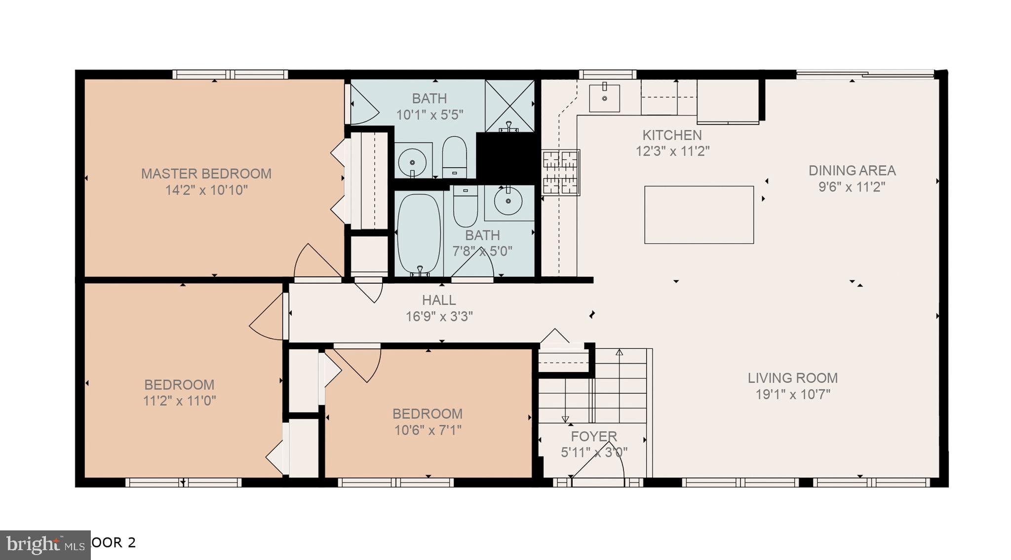 12718 Kahns Road Manassas, VA 20112 - Photo 36 of 37 1st Level Floor Plan
