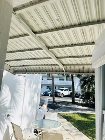 a view of a backyard with a garden