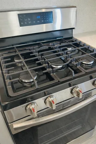 a close view of stove top oven