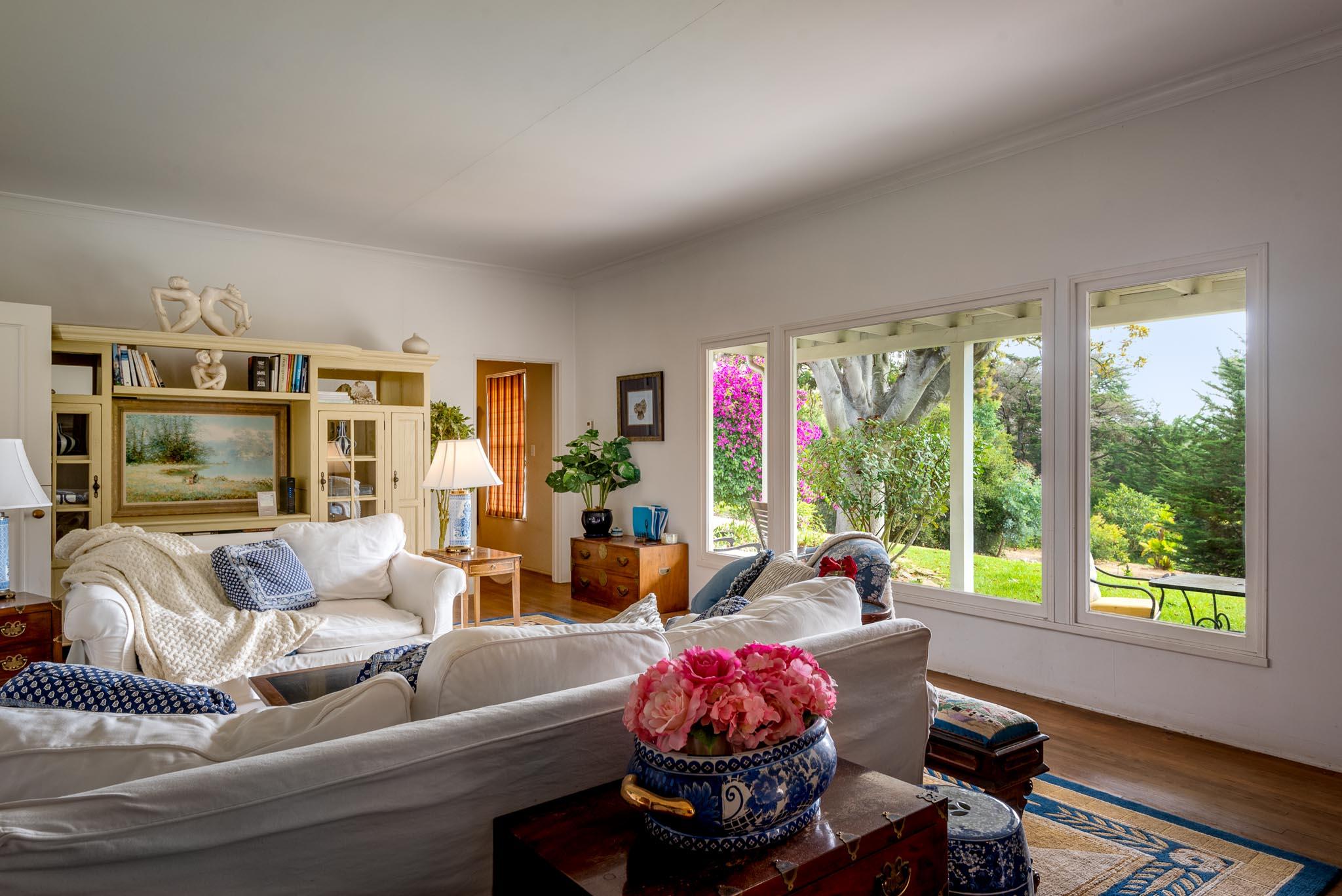 895 Via Hierba Santa Barbara, CA 93110 - Photo 7 of 24 a living room with furniture and a large window
