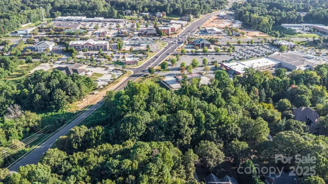 a view of a city & street