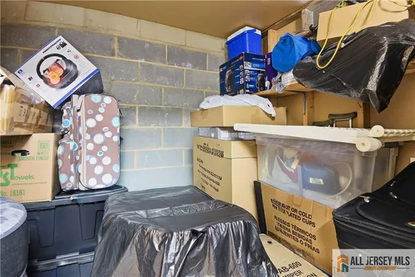 a view of storage and utility room