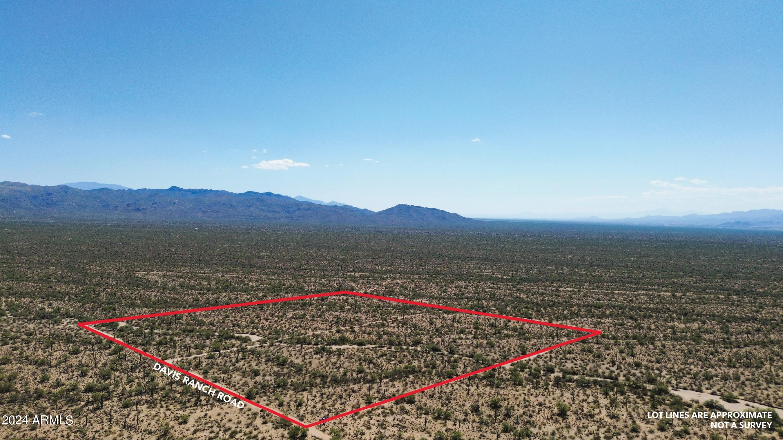 40-acres South Davis Ranch Road Marana, AZ 85658 - Photo 9 of 11 a view of lake with a mountain in the background