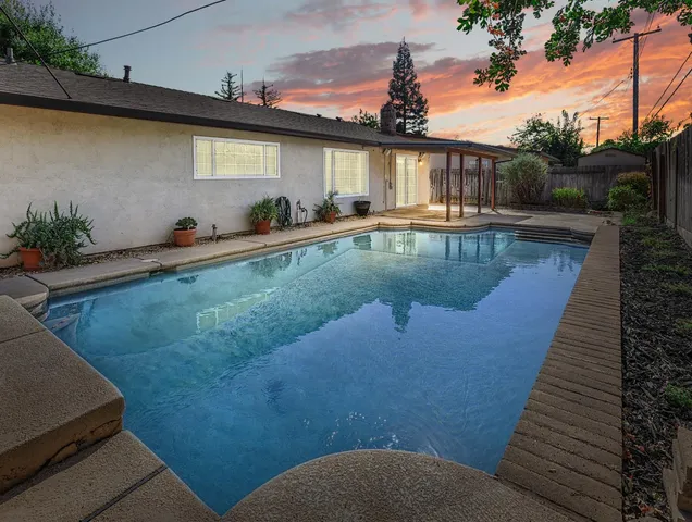 a house view with a sitting space