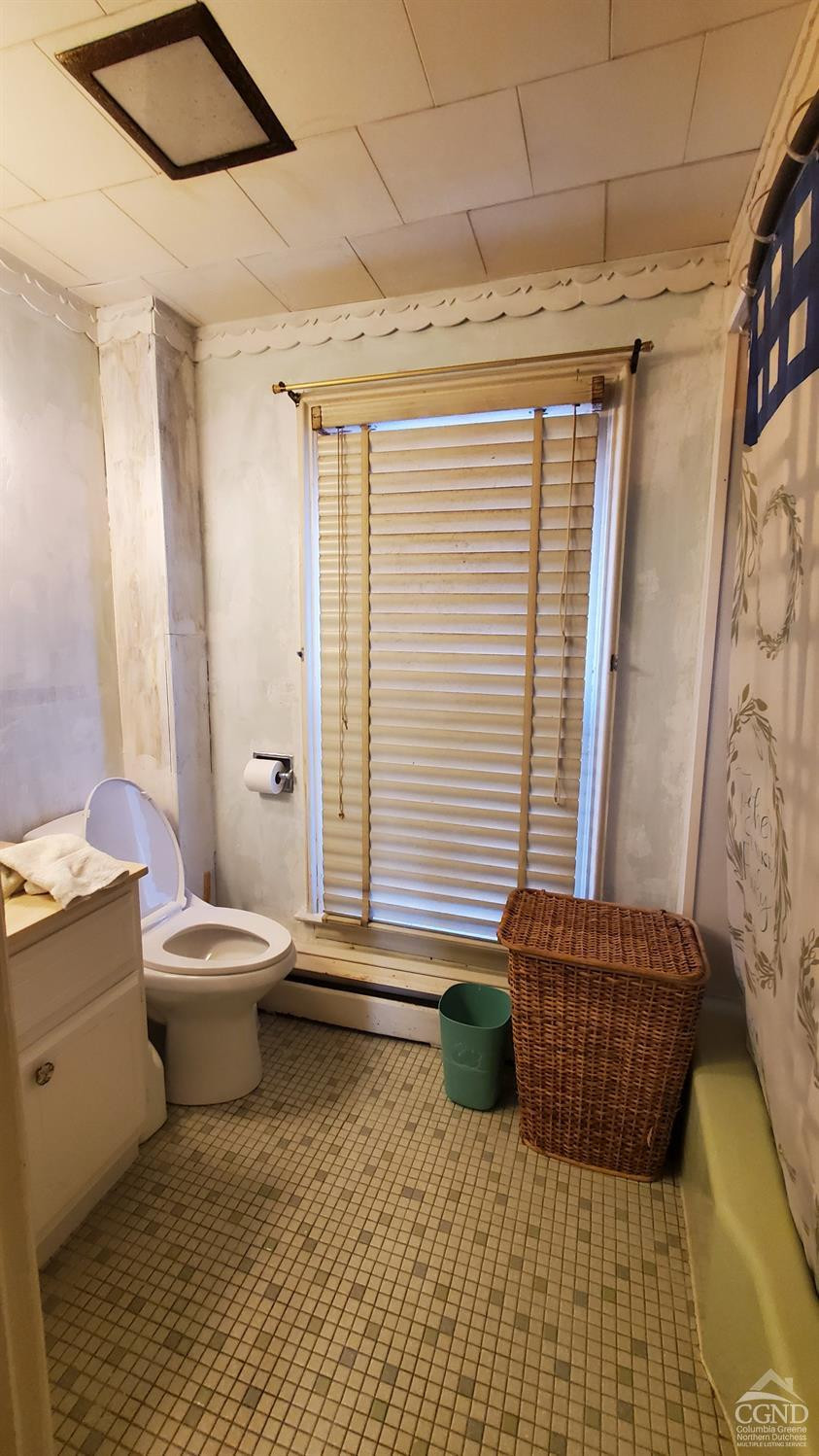 109 Summit Avenue Catskill, NY 12414 - Photo 9 of 12 a bathroom with a sink a toilet and shower