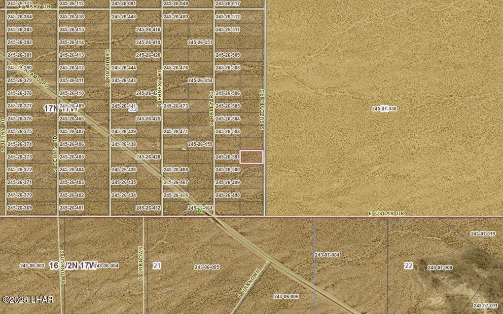 Lot P6 South A S Suzette Road Yucca, AZ 86438 - Photo 94 of 98 LH8 P6A map 5