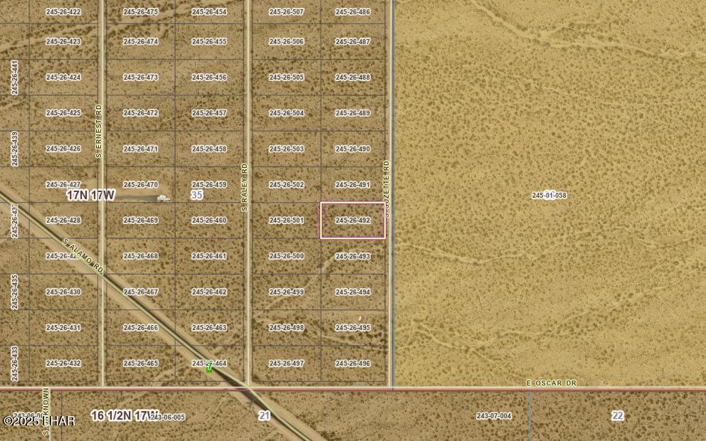 Lot P6 South A S Suzette Road Yucca, AZ 86438 - Photo 95 of 98 LH8 P6A map 4