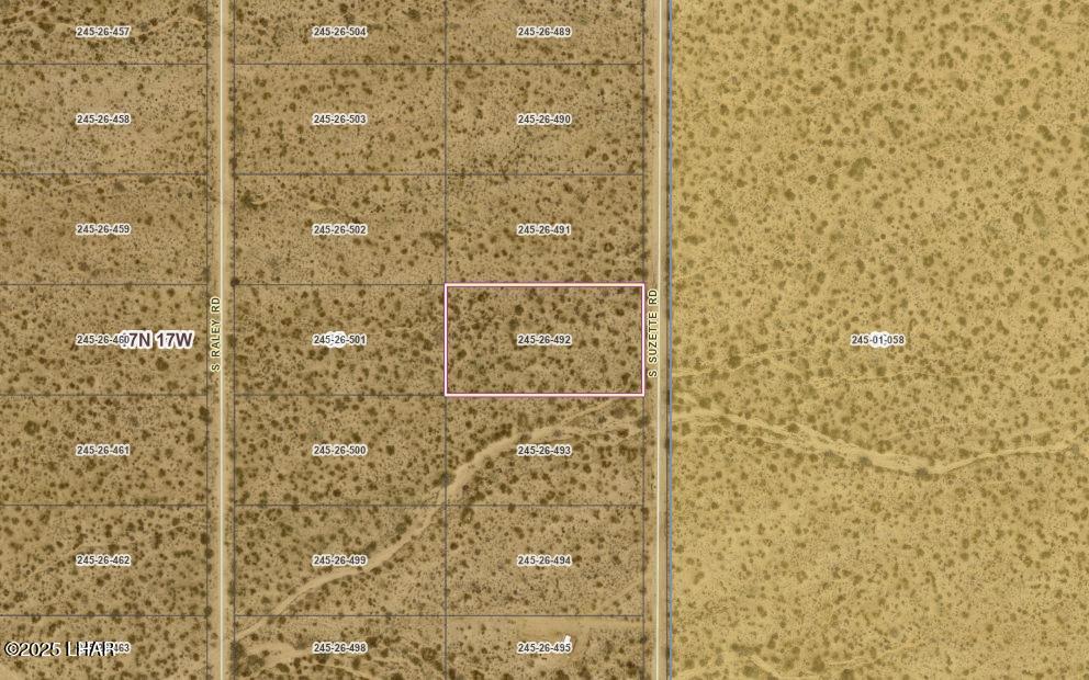 Lot P6 South A S Suzette Road Yucca, AZ 86438 - Photo 96 of 98 LH8 P6A map 3